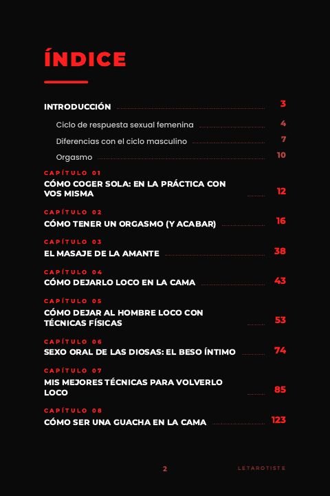 Índice del ebook